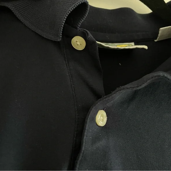 Master's Golf Navy-Blue Cotton Golf Polo M - Picture 5 of 11